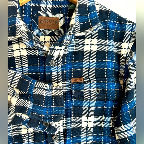 ORVIS mens small button down long sleeve shirt / jacket with pockets - Picture 2 of 6